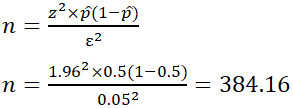 sample size example